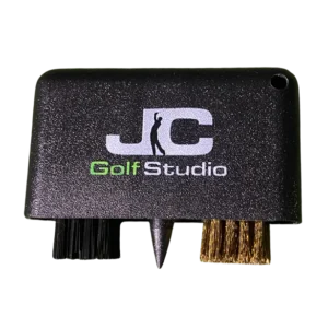 JC Golf Studio golf club cleaner brush with spike tool for Queensland golfers