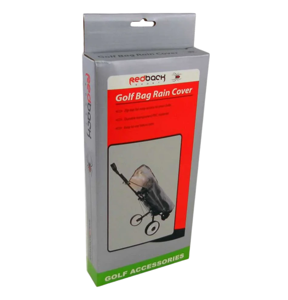 Redback Sport golf bag rain cover packaging for wet weather golf in Queensland