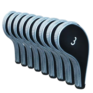 Redback Sport zippered iron headcovers set for golf clubs in Queensland