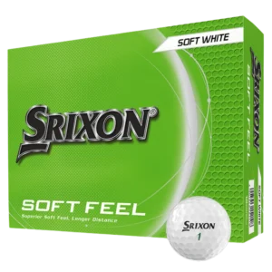 Srixon Soft Feel golf ball packaging side view
